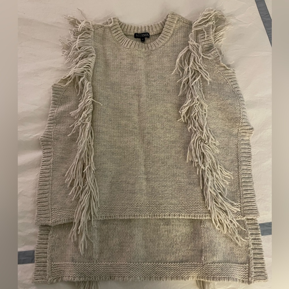 Intermix sweater tank